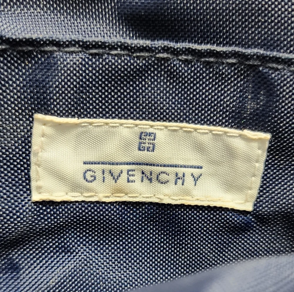 GIVENCHY Ladies Pouch Nylon Embroidered Floral Makeup Bag